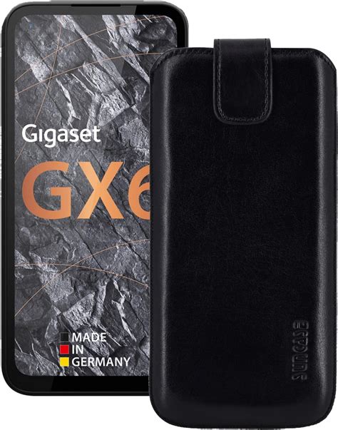 Fixgut Handytasche kompatibel mit Gigaset GX6 GX6 Pro Schutzhülle