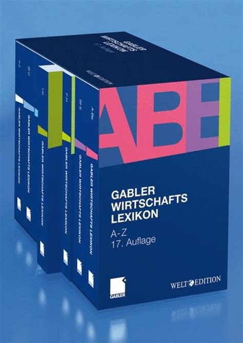 Gabler Wirtschaftslexikon A Z Von Riccardo Mosena Buch 978 3 8349 0152 1