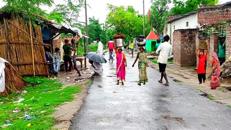 Rural Life India Uttar Pradesh Village Natural Life Style In India