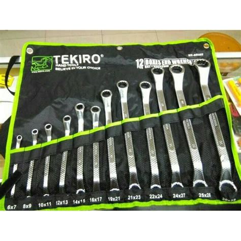 Jual KUNCI RING SET TEKIRO 8 32 BOX END WRENCH TEKIRO 12 PCS 8 32