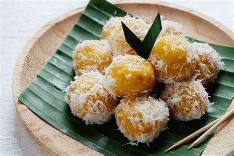 Resep Klepon Labu Kuning Hasilnya Kenyal Dan Lumer Di Mulut