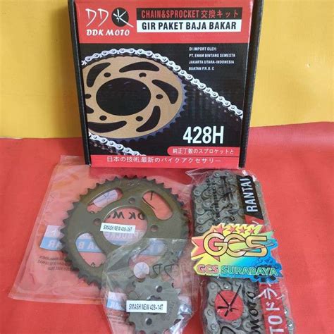 Jual Gearset Gear Set Rantai Gir Paket Full Set Suzuki Smash Smash New