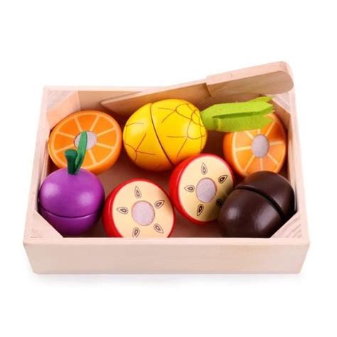 Coupe De Fruits Magn Tique En Bois Pour Jeunes Enfants Le B B Coup