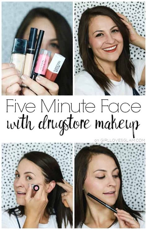 Five Minute Face Using Drugstore Makeup Drugstore Makeup Quick