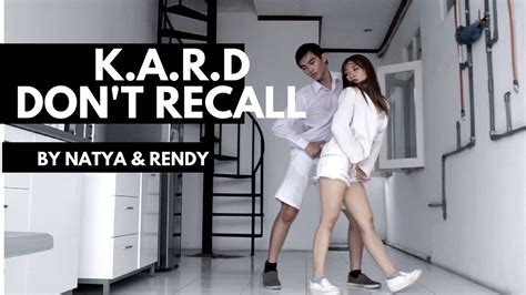 Kard Don T Recall Dance Cover Youtube