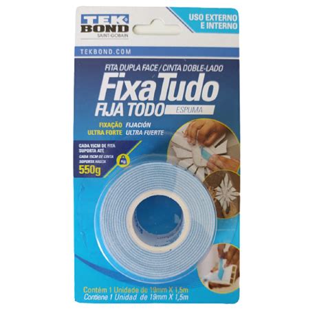 Fita Dupla Face Espuma Tek Bond Mm X M Rolo Shopee Brasil