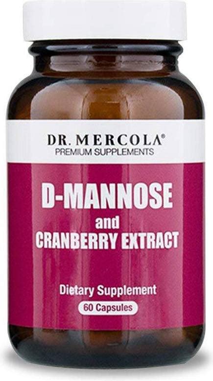 Dr Mercola D Mannose And Cranberry Extract 60 St • Pris