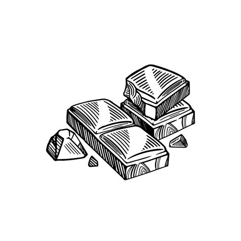 Chocolate Bar Black And White