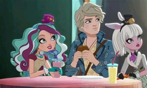 Ever After High Madeline Hatter Alistair Wonderland And Bunny Blanc