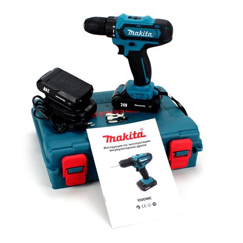 Шуруповерт Makita 550 DWE 24V 5A/h Li-Ion, Аккумуляторный шуруповёрт ...