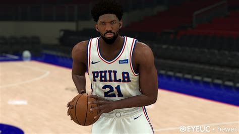 Joel Embiid Cyberface And Body Model By Hewei FOR 2K21