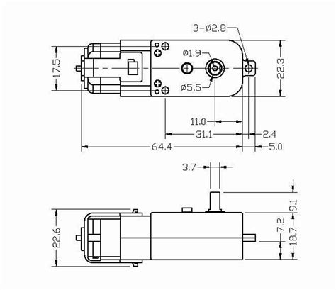 Bo Gearbox Motor Straight Various Rpm Options Available