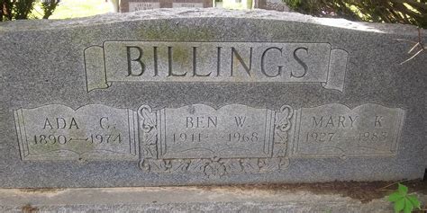 Ada Clark Billings (1890-1974) - Find a Grave Memorial
