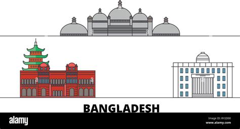 Chittagong Landmark Stock Vector Images Alamy