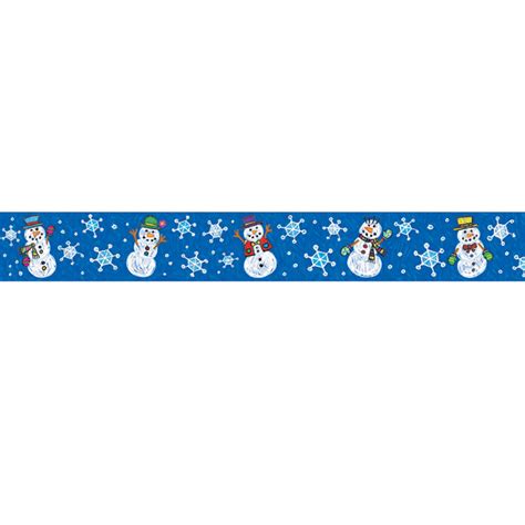 Snowmen Kid Drawn Border 36 Walmart Walmart