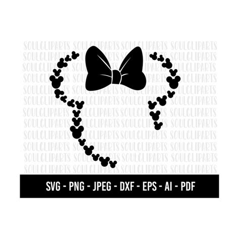 Cod952 Minnie Monogram Svg Mickey Svg Minnie Mouse Svg P Inspire Uplift