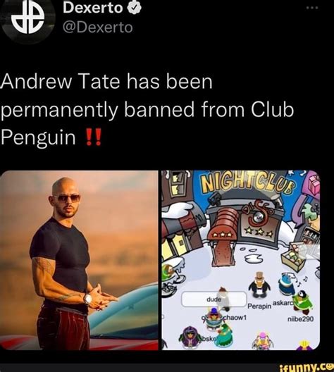 Dexerto Dexerto Andrew Tate Has Been Permanently Banned From Club