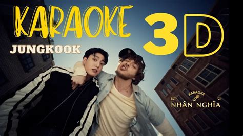 KARAOKE 3D 정국 Jung Kook ft Jack Harlow Rap version YouTube