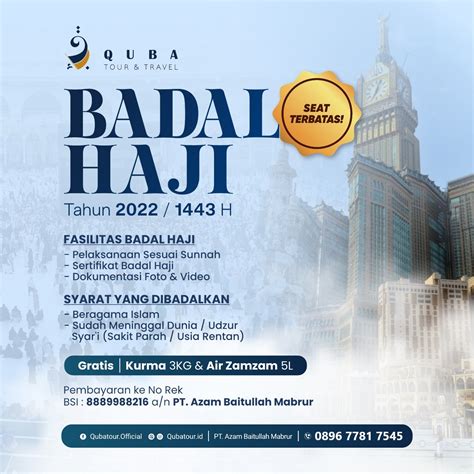 Badal Haji Jadwal Event Info Pameran Acara Promo Terbaru