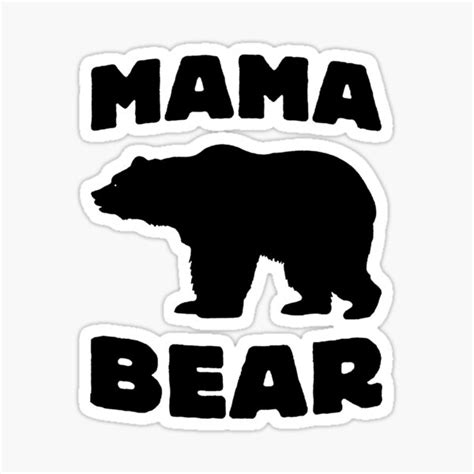 Mama Bear Sticker For Sale By Pdejh Redbubble