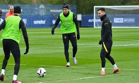 Messi volvió a entrenar en PSG y ya piensa en Lyon equipo de