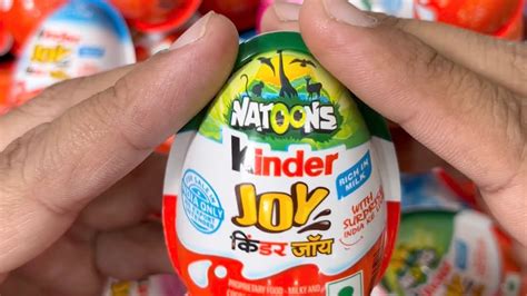 Kinder Joy Natoons Unpacking Open Egg Surprise Toy Youtube