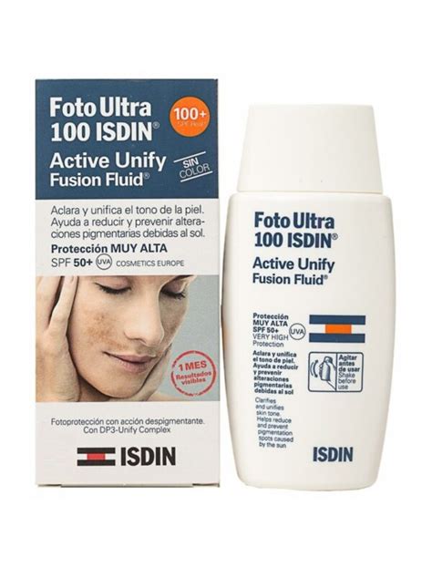 ISDIN Active Unify FUSION FLUID Invisible SPF 50 50ML Venus7