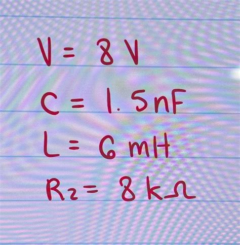 Solved Transient Response In Rcl Circuits Ii Consider The