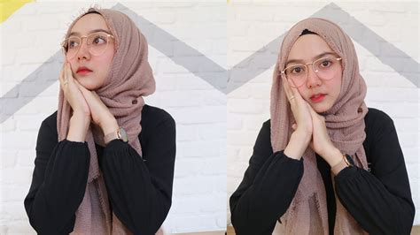 Tutorial Hijab Pashmina Kusut Simple Satu Trik