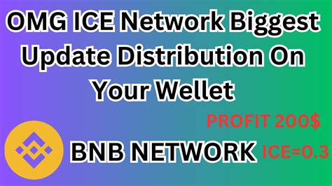 Omg Ice Network Biggest Update Distribution On Your Wellet Kashif