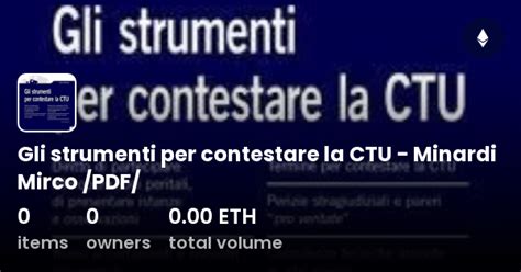 Gli Strumenti Per Contestare La Ctu Minardi Mirco Pdf Collection