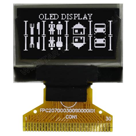 128x64 OLED Display, 128x64 OLED LCD, OLED Module 128x64, OLED Display 128 x 64 - WEO012864C