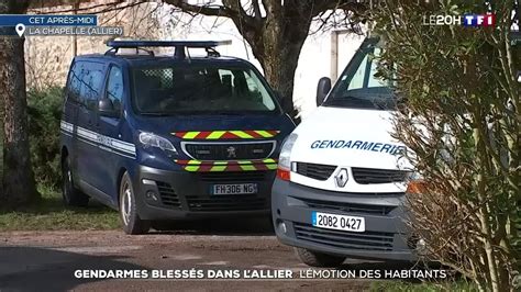 Gendarmes blessés dans l Allier l émotion des habitants