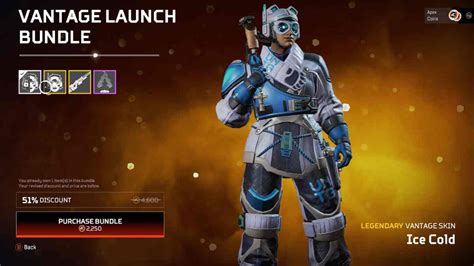 All Legendary Vantage Skins In Apex Legends Pro Game Guides