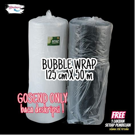 Jual 1 Rol Besar Plastik Bubble Wrap Packing 125cm X 50m MTAP