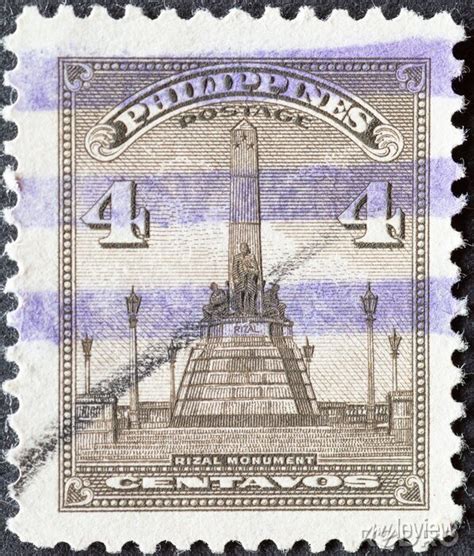 Philippine Circa A Post Stamp From The Philippine Wall