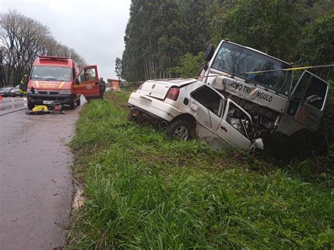 Idosos morrem em acidente na ERS 569 em Palmeira das Missões