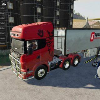 Scania R730 Semi 3 achser FS19 Farming Simulator 22 мод FS 19 МОДЫ