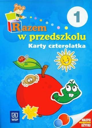 Razem w przedszkolu 1 Karty czterolatka Łada Grodzicka Anna Amazon