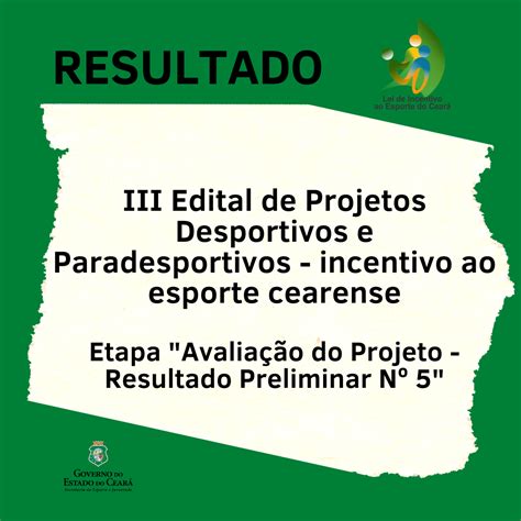 Sejuv Divulga Resultado Preliminar Dos Projetos Da Lei De Incentivo Ao