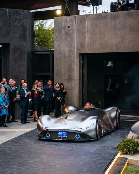 Mercedes's iconic Silver Arrow racer gets an electric makeover for Monterey