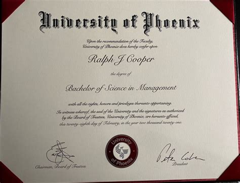 Ralph Cooper Jr Mba On Linkedin Got This In The Mail Today From The University Of Phoenix