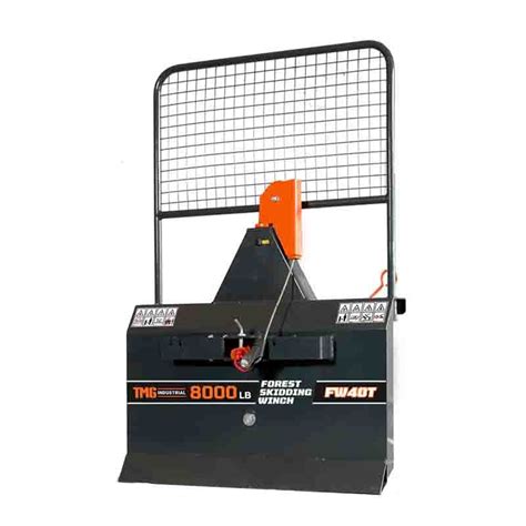 Industrial Remote Control Tool Uniforest Log Skidding Tractor Winch