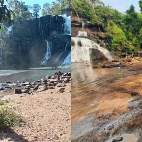 Homem Retira Rochas De Cachoeira Para Melhorar O Local E Denunciado