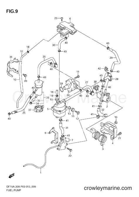 Fuel Pump Serial Range Four Stroke Outboard Df A F