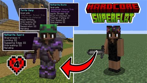 I Became OVERPOWERED In Hardcore Minecraft 1 20 1 Superflat Plus 4