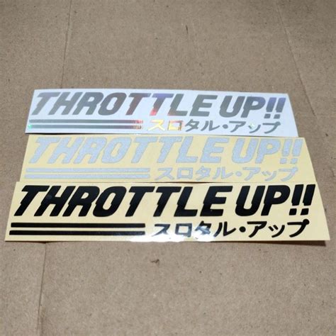 Jual Stiker Throttle Up Kanji Japan Cutting Shopee Indonesia