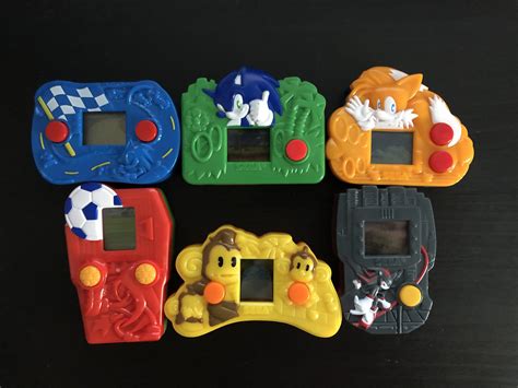 Full Set Of McDonalds SEGA Happy Meal Games From 2003 Fully Restored To