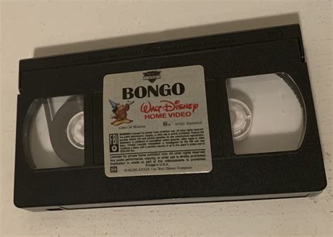 Walt Disney Mini Classics Bongo Vhs 1991 12257749038 Ebay