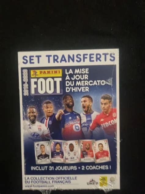 Set Transferts Panini Foot 20192020 Ligue 1 France Collector Rare